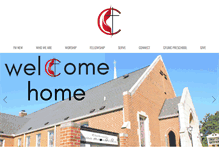Tablet Screenshot of clarkesvillefirstumc.org